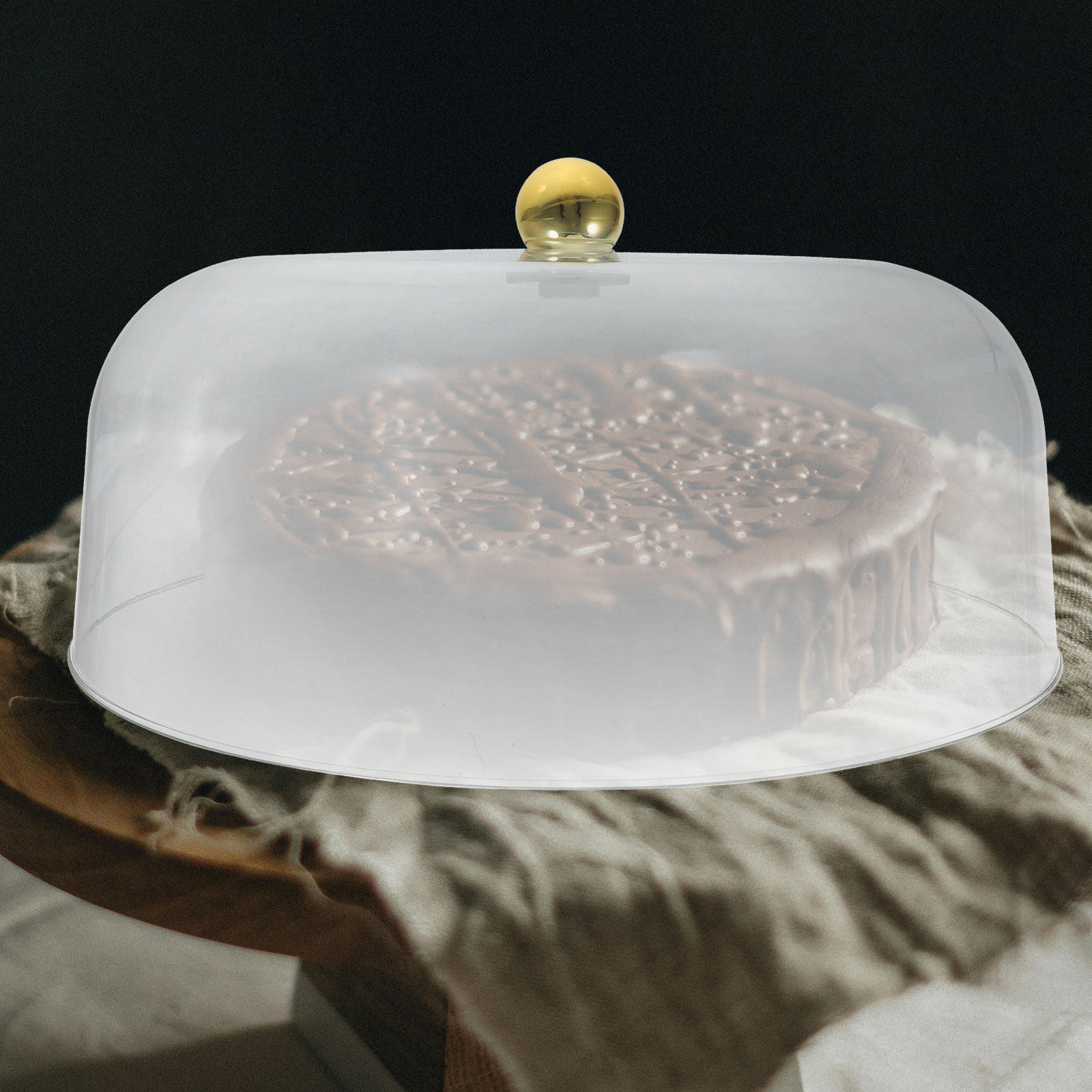 Plastic Cake Dome 28Cm Clear C - огляд і ціна Plastic Dome Clear