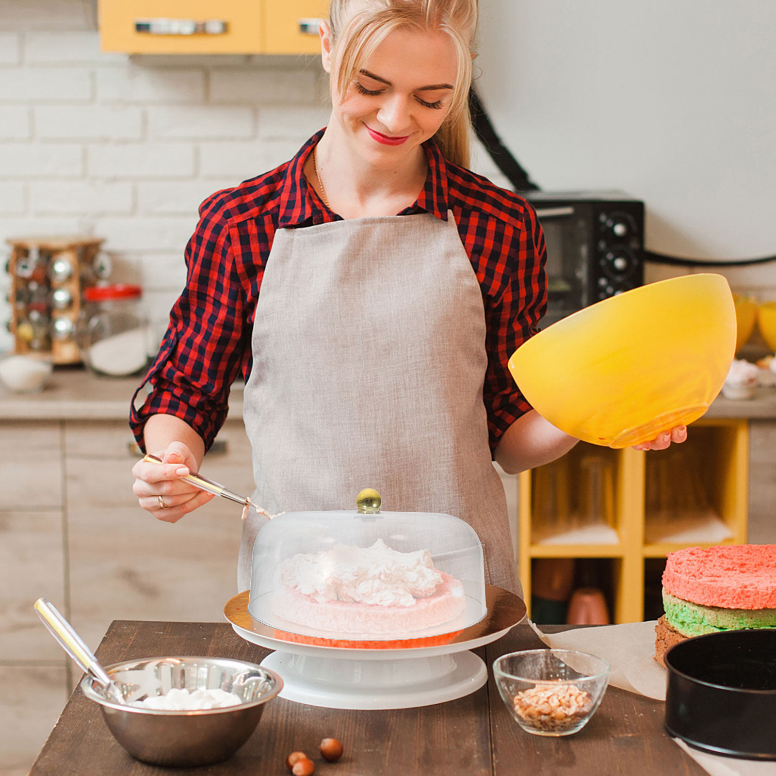 Plastic Cake Dome 28Cm Clear C - огляд і ціна Plastic Dome Clear