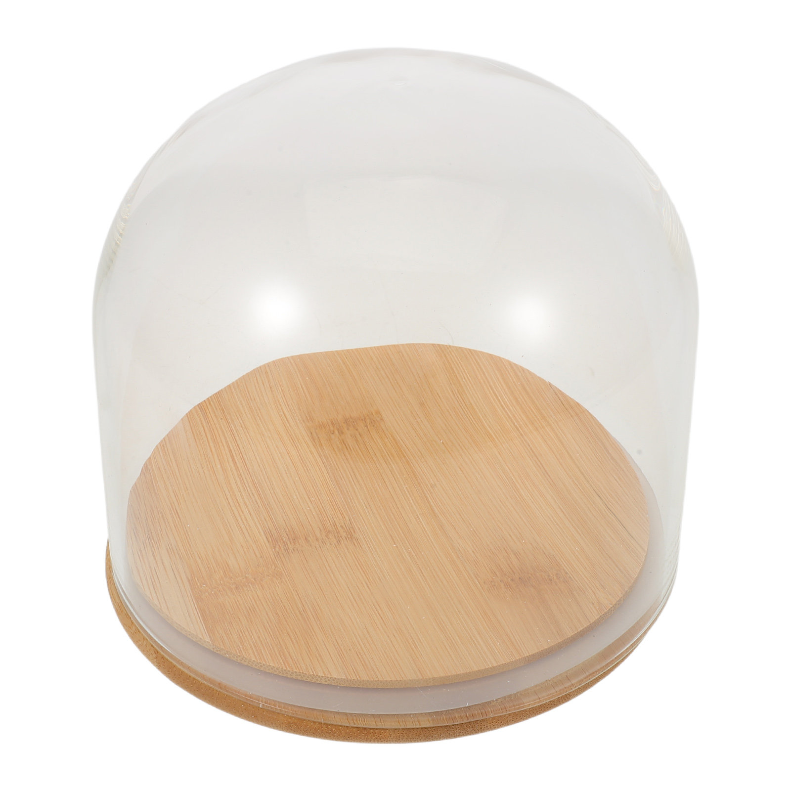 Clear Glass Dome Cloche with S - огляд і ціна Plastic Dome Clear
