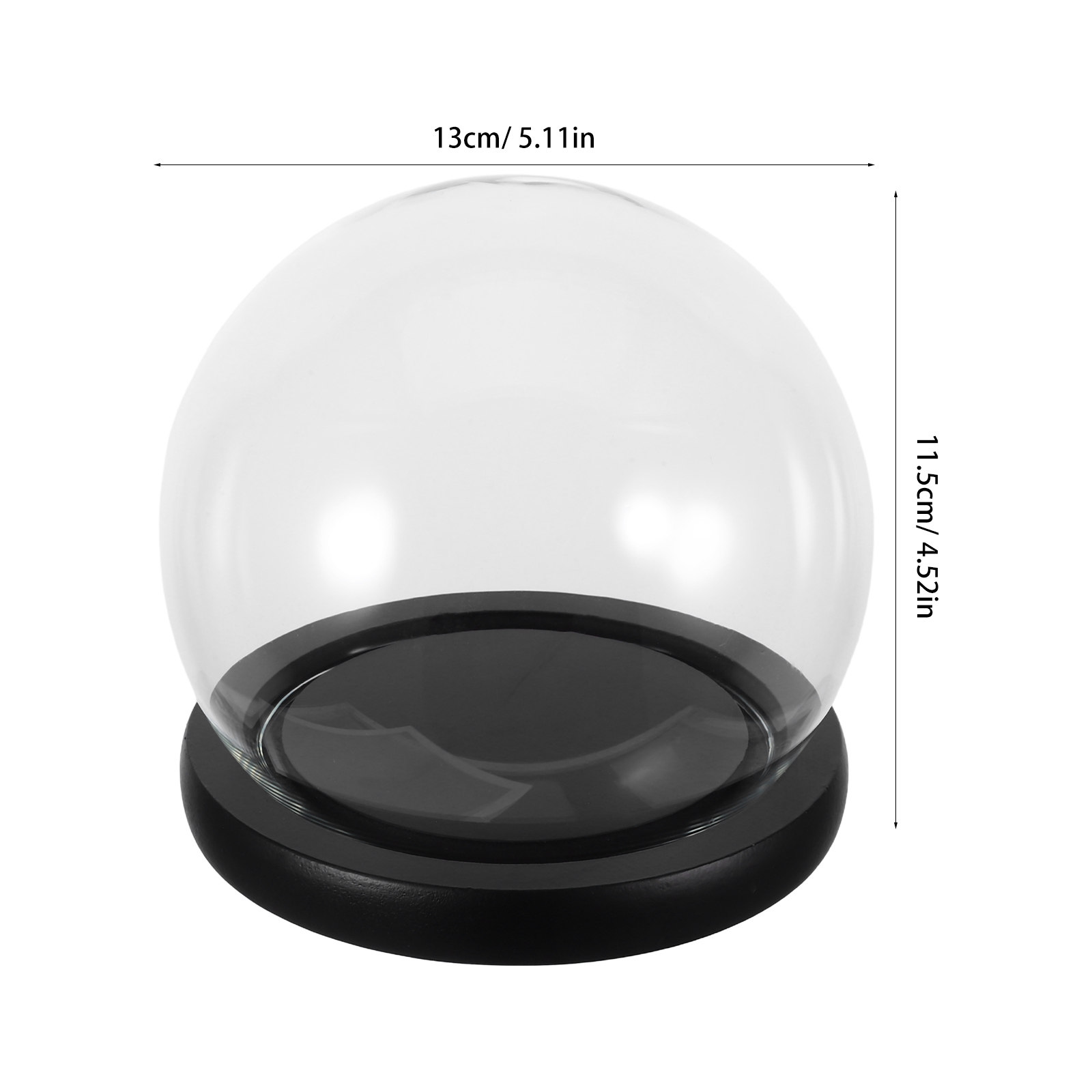 Glass Bell Jar Display Dome wi - огляд і ціна Plastic Dome Clear