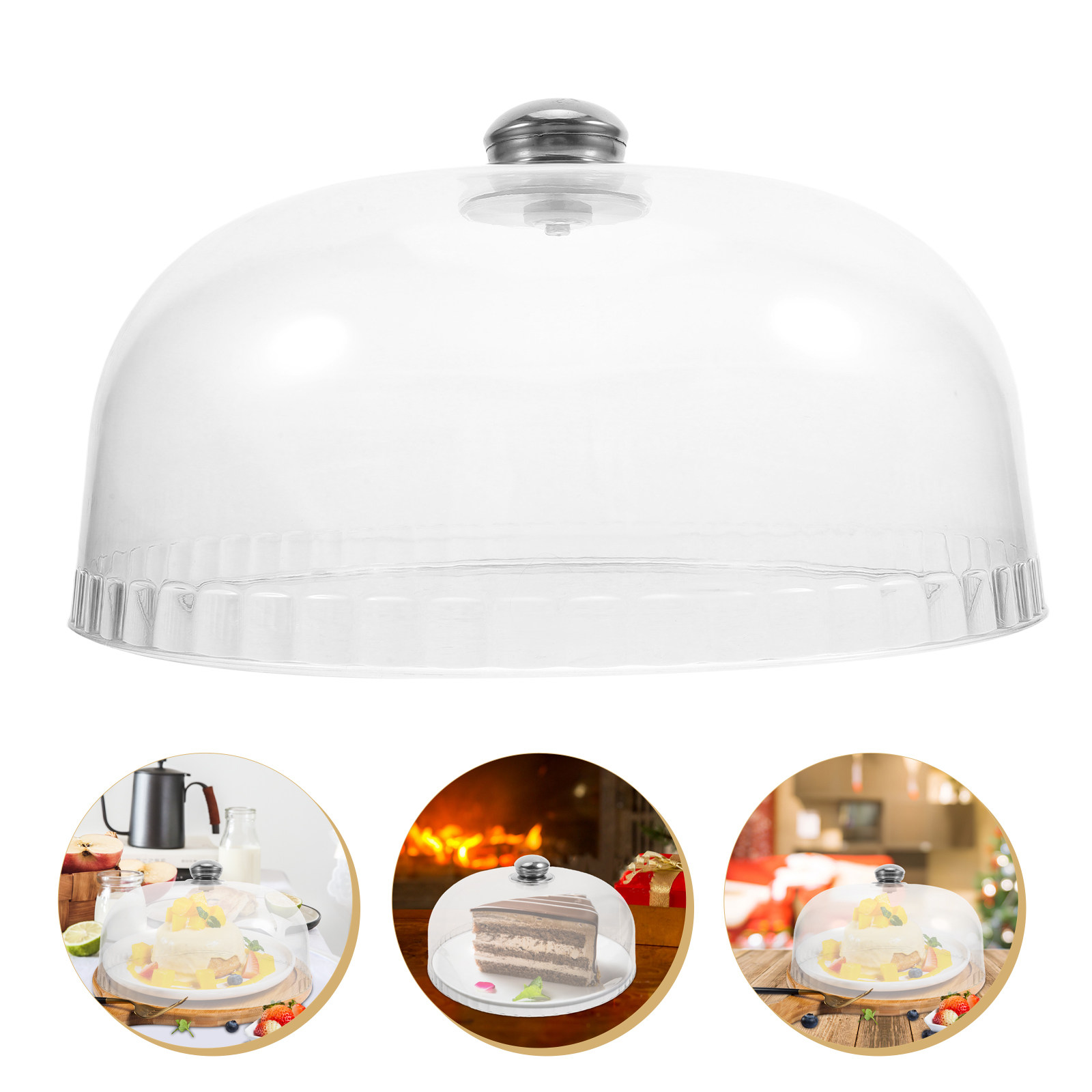 Acrylic Food Cover Dome Clear  - огляд і ціна Plastic Dome Clear