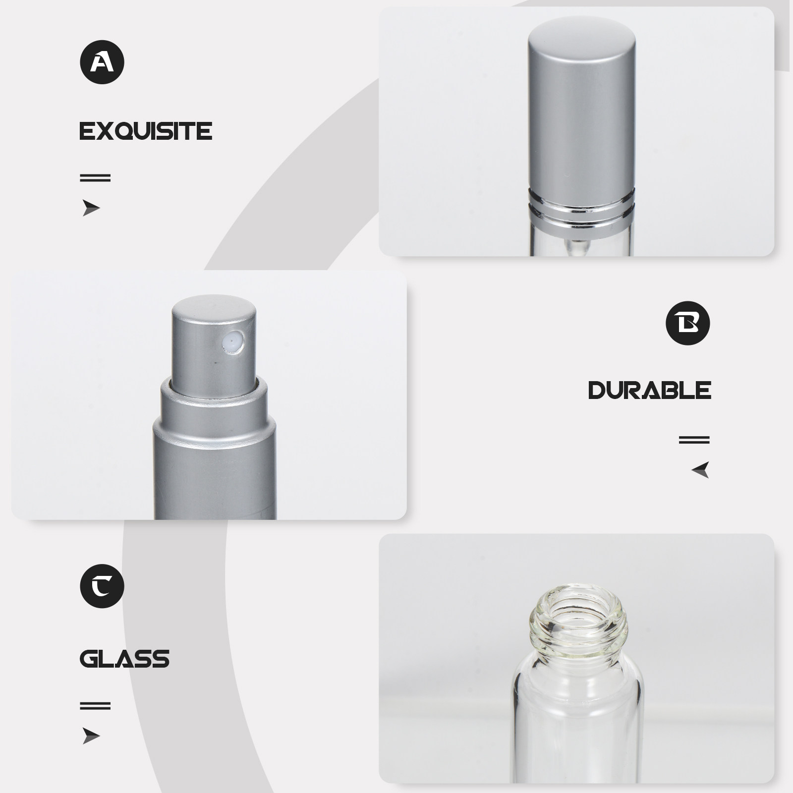 6Pcs Premium Portable Perfume  - огляд і ціна Misting Bottle Fine