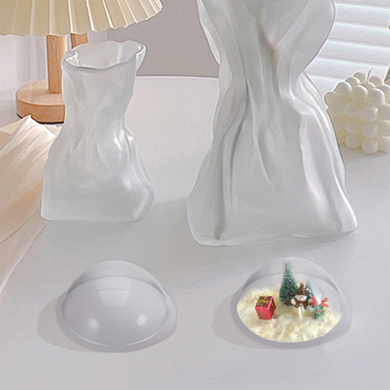 12Pcs Sturdy Clear Plastic Hem - огляд і ціна Plastic Dome Clear